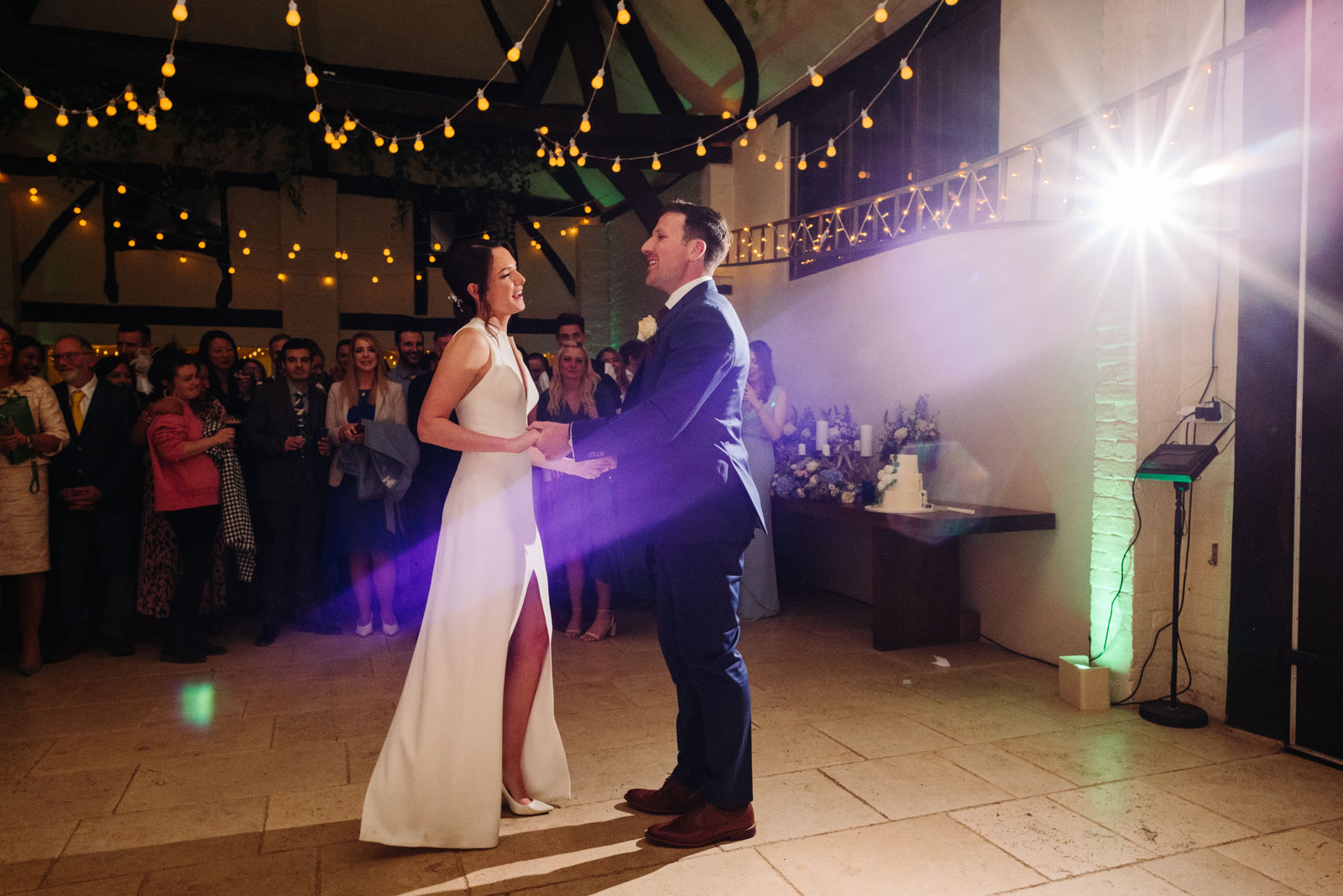 bride and groom first dance Buckinghamshire countryside